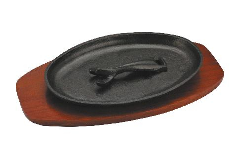 Oval Sizzle Platter 23 x 12.5cm - SKU: 7112