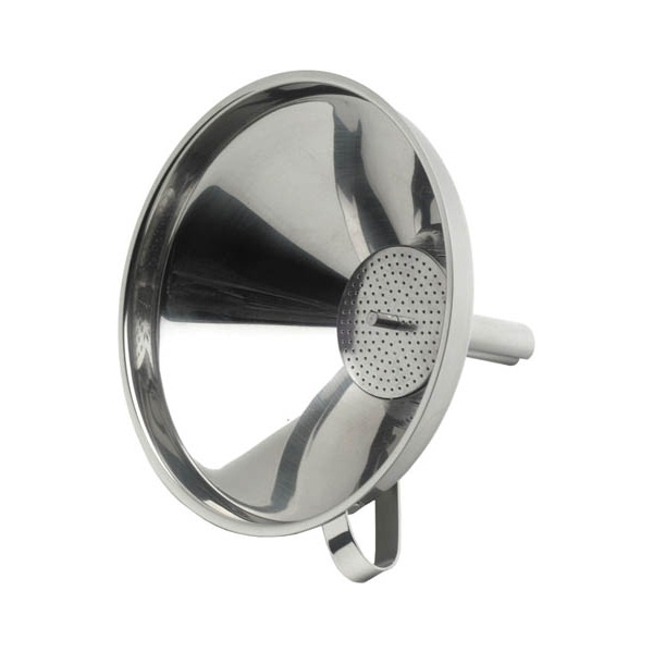 S/St.5"Funnel With Removable Strainer - SKU: 802