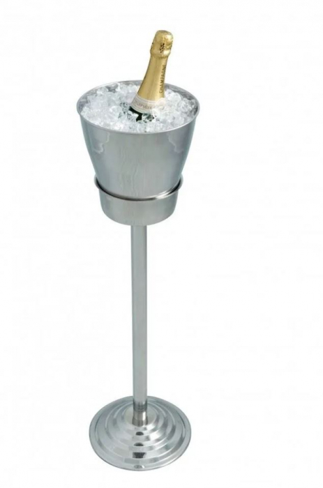 Classique Polished Stainless Steel Wine/Champagne Bucket & Stand