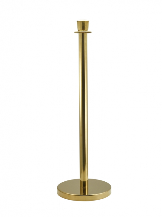 Brass Plated Barrier Post - SKU: BP-RPEBP