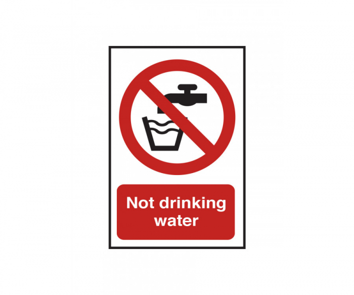 Not Drinking Water Notice - SKU: CS055