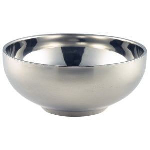 Stainless Steel Double Walled Bowl 11.5cm - SKU: DWB115