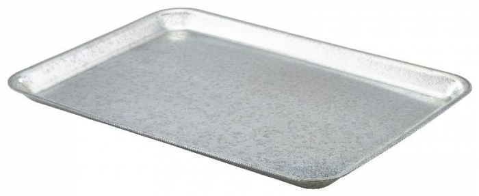 Galvanised Steel Tray 37x26.5x2cm - SKU: GST3726