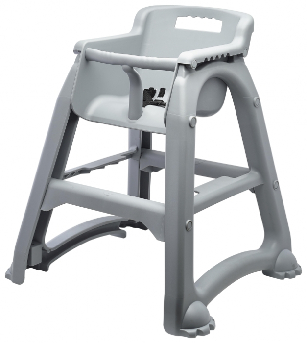 GenWare Grey PP Stackable High Chair - SKU: HCHAIR-PPG