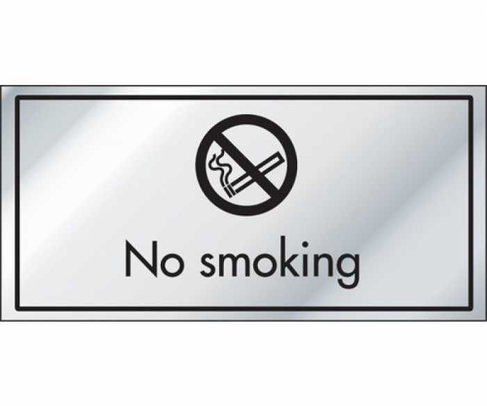 No Smoking Information Door Sign - SKU: ID022