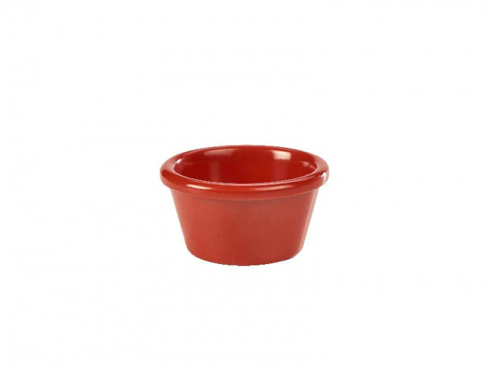 Ramekin 3oz Smooth Red - SKU: S280-05