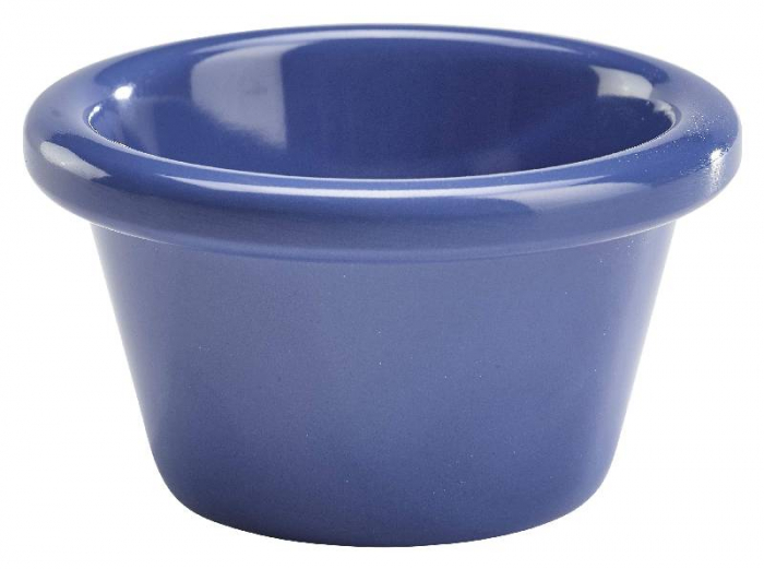 Ramekin 3oz Smooth Blue - SKU: S280-14