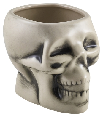 Genware White Skull Tiki Mug 40cl/14oz - SKU: SKL400W