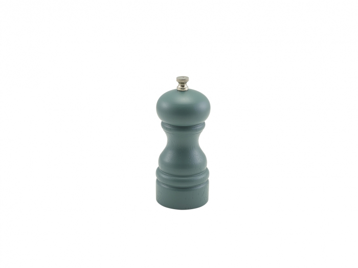 Olive Green Wooden Salt/Pepper Grinder 13cm - SKU: SPWD13GR