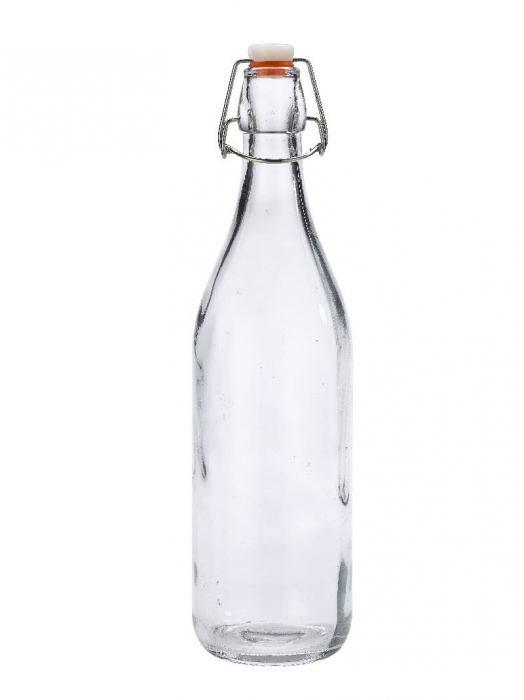 Genware Glass Swing Bottle 1L / 35oz - SKU: SWB001