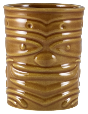 Genware Brown Tiki Mug 36cl/12.75oz - SKU: TKM360BR