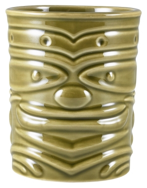 Genware Green Tiki Mug 36cl/12.75oz - SKU: TKM360GR