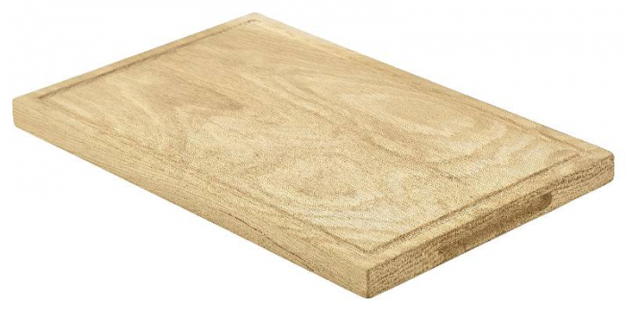 Oak Wood Serving Board 34 x 22 x 2cm - SKU: WSBK3422