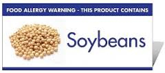 Food Allergen Buffet Notice Soybeans - SKU: BT010
