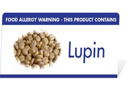 Food Allergen Buffet Notice Lupin - SKU: BT015