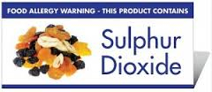 Food Allergen Buffet Notice Sulphur Dioxide - SKU: BT017