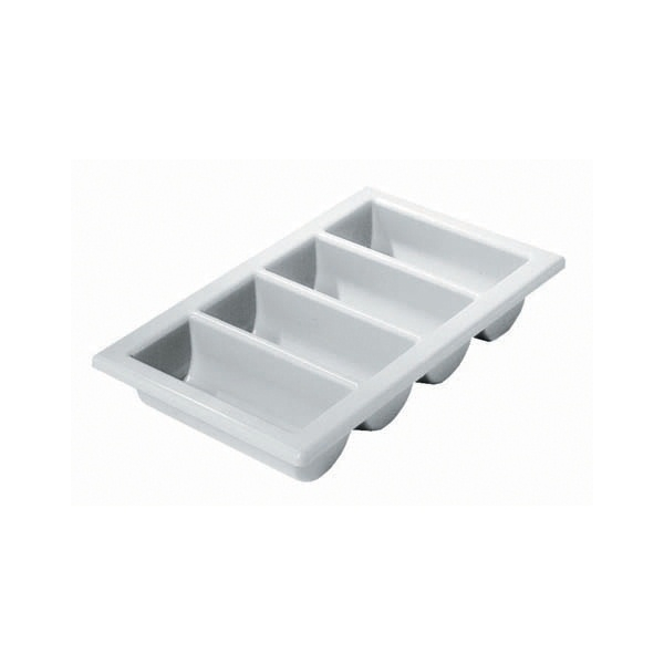 Cutlery Tray/Box 1/1 13" X 21" Grey - SKU: CB1-1