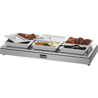 Lincat Seal Counter-top Heated Display Base - 3 x 1/1 GN - W 1094 mm - 1.4 kW  - SKU: HB3