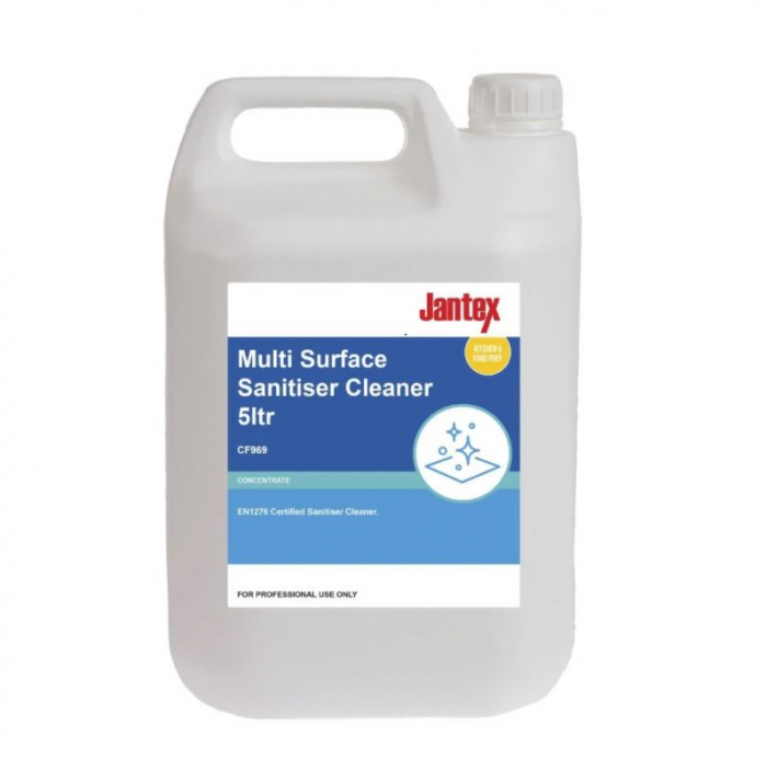 Jantex Kitchen Cleaner and Sanitiser Concentrate 5Ltr - SKU: CF969