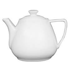 Genware Porcelain Contemporary Teapot 45cl/16oz - SKU: 394945