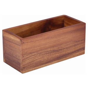 Acacia Wood Table Caddy 23 x 10 x 10cm - SKU: DWTC-1