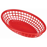 Fast Food Basket Red 23.5 x 15.4cm - SKU: FFB23-R