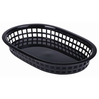 Fast Food Basket Black 27.5 x 17.5cm - SKU: FFB27-B