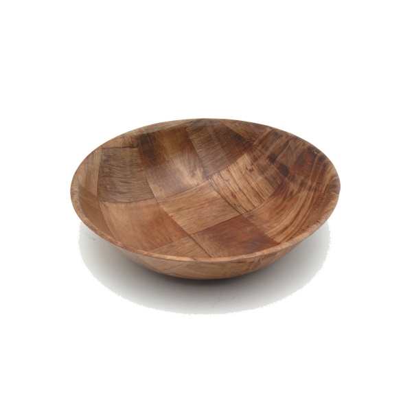 Woven Wood Bowls 8" Dia - SKU: GC110