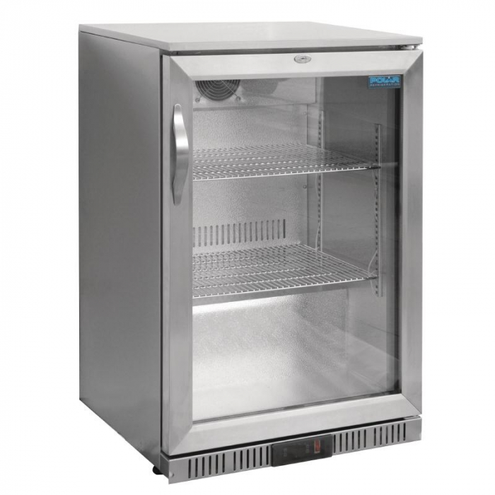 Polar G-Series Back Bar Cooler with Single Hinged Door Stainless Steel  900mm - SKU: GL007