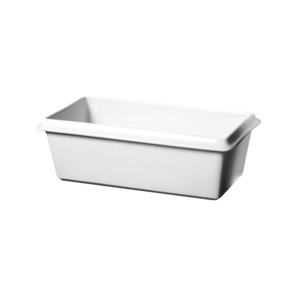 Royal Genware Gastronorm Dish 1/3 55mm White - SKU: GN3B-W