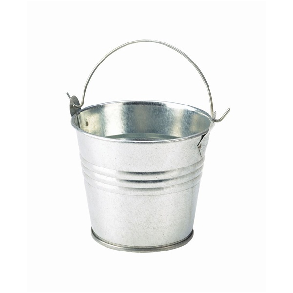 Galvanised Steel Serving Bucket 8.5cm Dia - SKU: GSB8