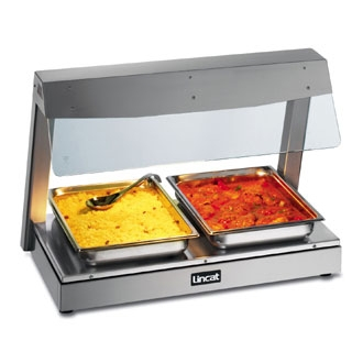Lincat Seal Counter-top Heated Display with Gantry - 2 x 1/1 GN - W 790 mm - 1.5 kW  - SKU: LD2