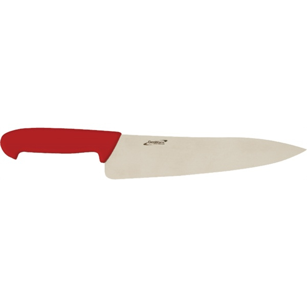 Genware 10'' Chef Knife Red - SKU: K-C10R