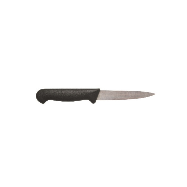 Genware 4" Vegetable Knife Black - SKU: K-V4