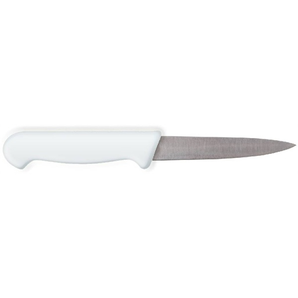 Genware 4" Vegetable Knife White - SKU: K-V4W