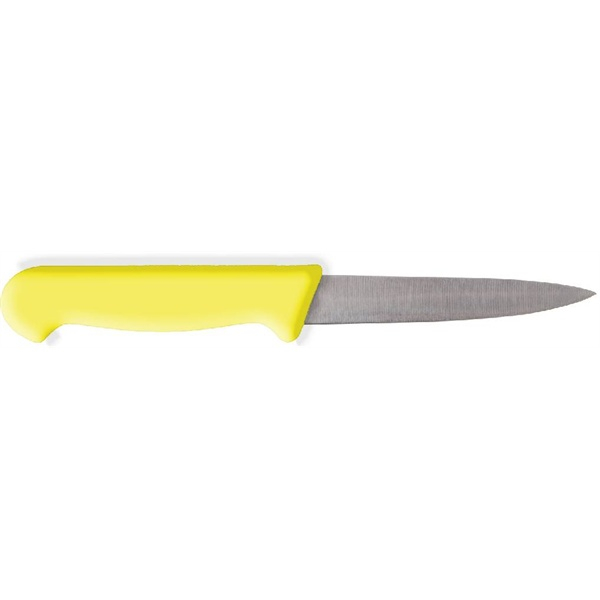 Genware 4" Vegetable Knife Yellow             - SKU: K-V4Y