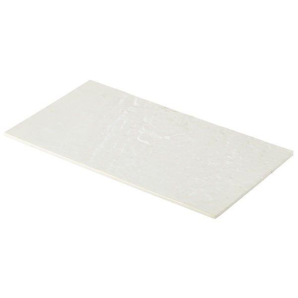White Slate Melamine Platter GN 1/3 32.5x17.5cm - SKU: MEL13-SLW