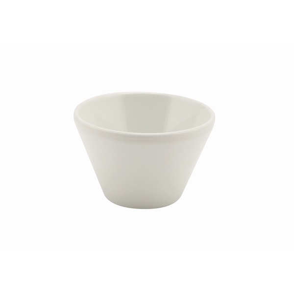 White Melamine Conical Buffet Bowl 8.5cm - SKU: MELCB-10