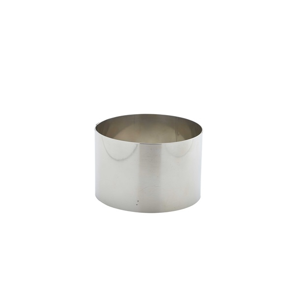 Stainless Steel Mousse Ring 9x6cm - SKU: MR96