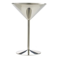 Stainless Steel Martini Glass 24cl/8.5oz - SKU: MRS240