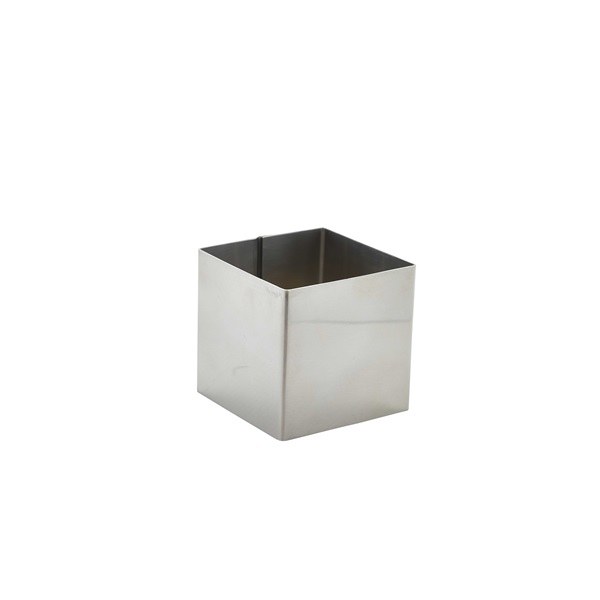Stainless Steel Square Mousse Ring 6x6cm - SKU: MRSQ66
