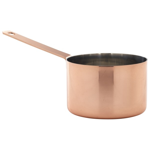 Mini Copper Saucepan 9 x 6.3cm - SKU: MSP9C