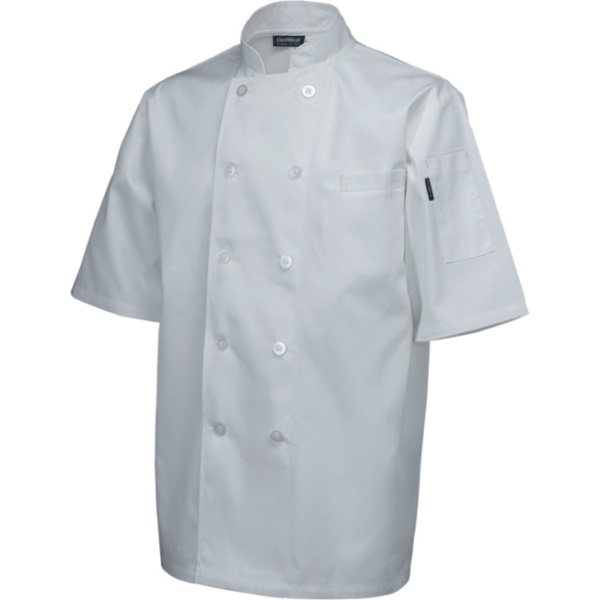 Standard Jacket (Short Sleeve) White XL Size - SKU: NJ03-XL