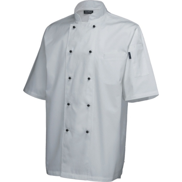 Superior Jacket (Short Sleeve) White XXL Size - SKU: NJ09-XXL