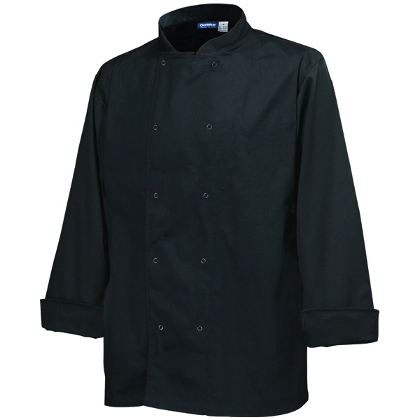 Basic Stud Jacket (Long Sleeve) Black L Size - SKU: NJ19-L