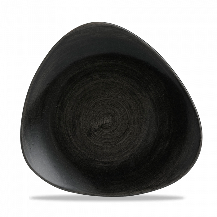 Stonecast Patina Iron Black Lotus Plate 10" Box 12