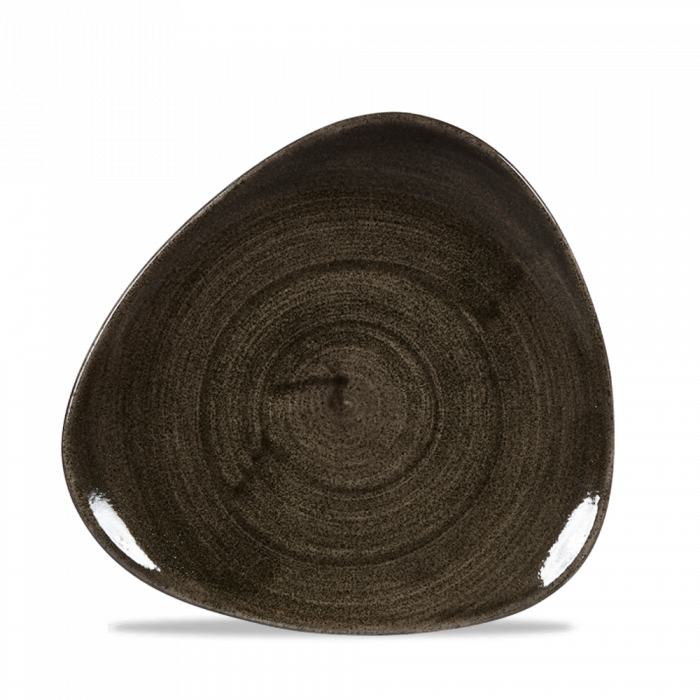 Stonecast Patina Iron Black Lotus Plate 7.75" Box 12