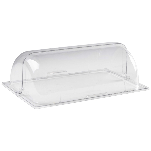 GenWare Polycarbonate GN 1/2 Roll Top Cover - SKU: PCGN12RT