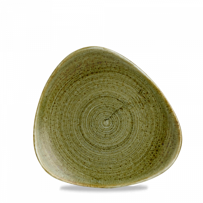 Stonecast Plume Green Lotus Plate 9" Box 12