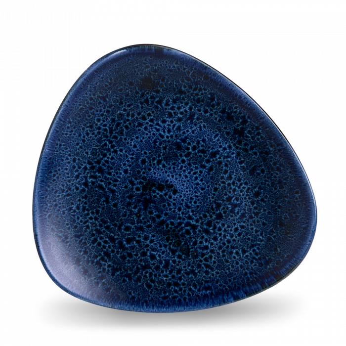 Stonecast Plume Ultramarine Lotus Plate 9" Box 12